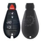 2008-2013 Jeep / 5-Button Fobik Key / PN: 68066849AA / M3N5WY783X / (AFTERMARKET)