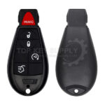 2009-2013 Jeep Grand Cherokee / 5-Button Fobik Key / PN: 05026453AI / IYZ-C01C / Keyless Go Fobik