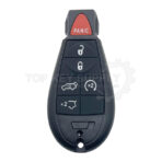 2009-2013 Jeep Grand Cherokee / 6-Button Fobik Key / PN: 68051666AI / IYZ-C01C / Keyless Go Fobik - Image 2