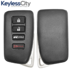 2020-2021 Lexus NX300h NX200T LX570 RX350 RX450 / 4-Button Smart Key / PN: 89904-48V80 / HYQ14FLB (AFTERMARKET)