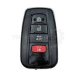2023+ Toyota BZ4X / 4-Button Smart Key / PN: 8990H-42510 / HYQ14FBX (Aftermarket)