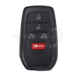 2023+ Toyota BZ4X / 5-Button Smart Key / PN: 8990H-42520 / HYQ14FBX (Aftermarket)