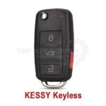 2002-2010 Audi A8 4E0837220N / 4E0837220P / 4E0837220Q Keyless Flip Remote Key(Aftermarket)