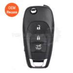 2021+ Chevrolet Cavalier 3 buttons Flip Remote key 433MHz 4A (Only PCB OEM)