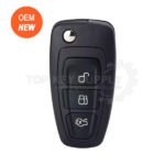 2010-2017 Ford C-Max Focus Galaxy AM5T-15K601-AF / 5WK49986 Flip Remote Key 433Mhz (OEM)