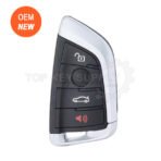 2018-2021 Bmw G-Series / 4-Button Smart Key / CG / 8717522-02 / N5F-ID21A / Black (OEM)