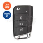 2017-2021 Volkswagen Polo 2G6959752D 5C / 5D Keyless Go Flip Remote Key 433Mhz (OEM)