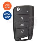 2012-2020 Skoda Octavia Rapid 5E0959752D Flip Remote Key 433Mhz (OEM)