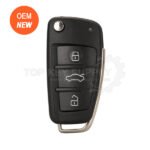 2007-2012 Audi A3 Q3 Q5 8V0 837 220 8V0837220 Flip Remote Key 434Mhz (OEM) product image