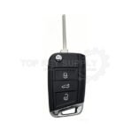 3 Buttons Shell For Volkswagen 5C / 5D Flip Remote Key Shell, HU162R - Image 3