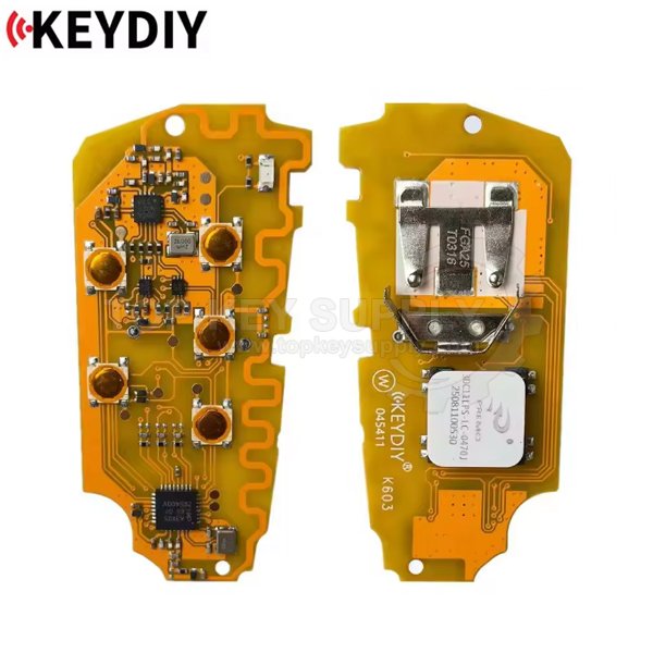 KEYDIY KD FGB25-5 Volkswagen Audi 5C 5D MQB49 Smart Key PCB Board With Shell product image