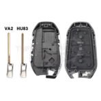 3 Buttons Shell For Peugeot IM3A Smart Remote Key Shell , HU83 / VA2 - Image 2