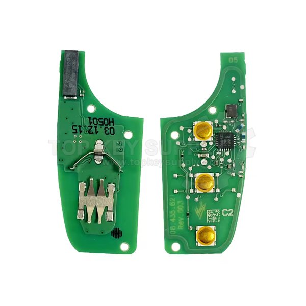 2023-2025 FIAT Doblo HUF8435 3Buttons Flip Remote Key 433Mhz (Only PCB OEM) product image
