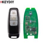 KEYDIY KD FGB08 Volkswagen Audi 5C 5D MQB49 3Buttons Smart Key PCB Board With Shell product image