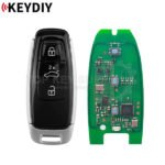 KEYDIY KD FGB08 Volkswagen Audi 5C 5D MQB49 3Buttons Smart Key PCB Board With Shell product image