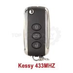 2005-2015 Bentley Continental GT / Flying Spur Kessy Keyless Flip Remote Key (Aftermarket)