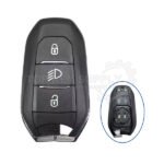 3 Buttons Shell For Peugeot IM2A 2013-2024 Smart Remote Key Shell , HU83 / VA2