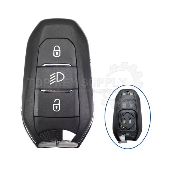 5 3 Buttons Shell For Peugeot IM2A 2013-2024 Smart Remote Key Shell , HU83 / VA2 - Image 1