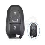 3 Buttons Shell For Peugeot IM2A 2013-2024 Smart Remote Key Shell , HU83 / VA2