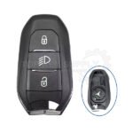3 Buttons Shell For Peugeot IM3A Smart Remote Key Shell , HU83 / VA2