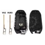 3 Buttons Shell For Peugeot IM2A 2013-2024 Smart Remote Key Shell , HU83 / VA2 - Image 2
