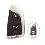4 Buttons Shell For Bmw F Series FEM Smart Remote Key Shell