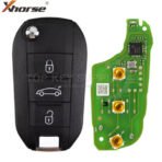 Xhorse XEPG00EN Super Remotes with XT27B Super Chip Special PCB with Smart Key Shell-VA2