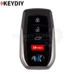 KEYDIY KD Universal Smart Proximity Remote Key ZB Series Toyota Style 4 Buttons ZB25-4