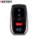 KEYDIY KD Universal Smart Proximity Remote Key ZB Series Toyota Style 4 Buttons ZB25-4