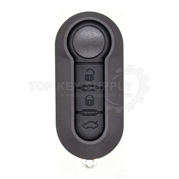 30 3 2006-2018 Fiat 500 Doblo Fiorino Grande Punto Delphi BSI 71749374 Flip Remote Key With Trunk 433Mhz (Aftermarket) - Image 1