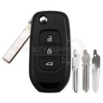 2013-2019 Renault Captur Symbol Dacia Duster Flip Remote Key 433Mhz (Aftermarket)