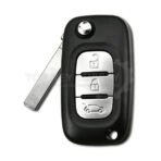 2008-2016 Renault Fluence Megane 7701210034 Flip Remote Key 433Mhz (Aftermarket)