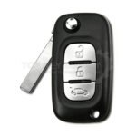 2008-2016 Renault Fluence Megane 7701210034 Flip Remote Key 433Mhz (Aftermarket)
