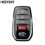 KEYDIY KD TIA01-4 Smart Key Universal Remote 4 Buttons with 4D 8A Transponder For Toyota Lexus Type