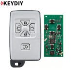 KEYDIY KD TIB05-5 Smart Key Universal Remote PCB with Shell 4D 8A Transponder For Toyota Lexus Type