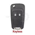 2008-2017 Chevrolet Cruze Vauxhall Astra J Opel Mokka Flip Remote Key 433MHZ (Aftermarket)