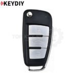 KEYDIY Flip Remote Audi Style 3 Buttons B02 Metal