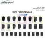 2026 Lonsdor for CADILLAC CD30 Series Universal Smart Key Work with Lonsdor K518 PRO / K518 PRO FCV and KW100