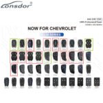 2026 Lonsdor for CHEVROLET CL30 Series Universal Smart Key Work with Lonsdor K518 PRO FCV/ K518 PRO and KW100