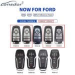 Lonsdor FO3H Series Smart Key 868MHZ 902MHZ Work with Lonsdor K518 PRO / K518 PRO FCV and KW100 For Ford