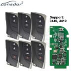 Lonsdor LT20-07 Smart Key PCB With Shell For Lexus 8A+4D Adjustable Frequency 2 / 3 / 4 Buttons