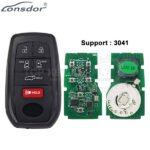 Lonsdor LT20-10 Smart Key PCB With Shell For Toyota 8A+4D Adjustable Frequency 6 Buttons