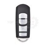 2010-2015 Mazda CX-9 CX-7 MX-5 MIATA / 4-Button Smart Remote Key / TEY1-67-5RY / WAZX1T763SKE11A04 / (AFTERMARKET)