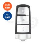 2006-2012 Volkswagen Passat Half Smart Key / 3Buttons 3C0 959 752 BA / 3C0959752BA 433MHz (OEM)