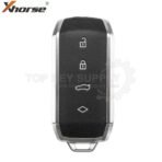 Xhorse Universal Smart Remote Key Leather-Grain Maserati Style XSMS01EN XM38 4 Button MQB48 MQB49 5C
