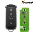 Xhorse Universal Smart Remote Key Leather-Grain Maserati Style XSMS01EN XM38 4 Button MQB48 MQB49 5C - Image 2