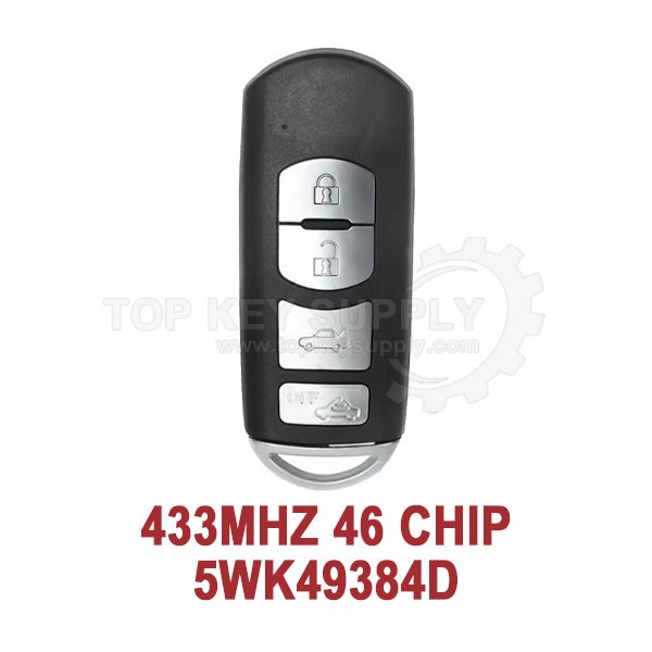 2008-2011 Mazda(VDO) 6 Saloon / Sedan Sport GSYE-67-5RYA 5WK49384D Smart Key 433Mhz (Aftermarket)