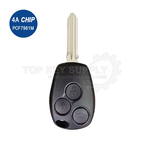 166 RHK REN 207 2013-2019 Renault Symbol Dacia Sandero Logan 805673071R Remote Head Key 433Mhz (Aftermarket) - Image 1