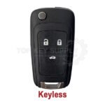 2009-2016 Opel Astra J Insignia Corsa E Mokka 13584834 Keyless Flip Remote Key 433Mhz (Aftermarket)